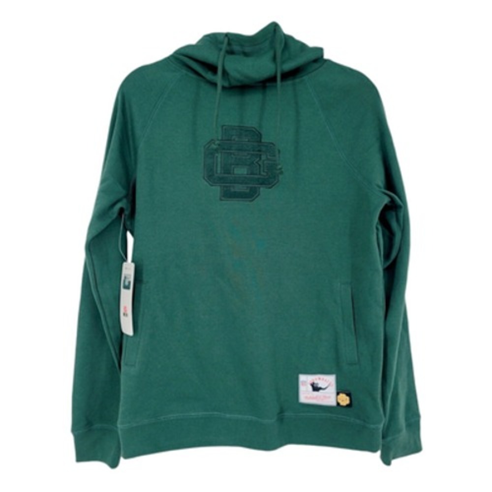 Mitchell Ness Womens M Hoodie Cotton Blend Green NFL Throwback Streetwear NWT